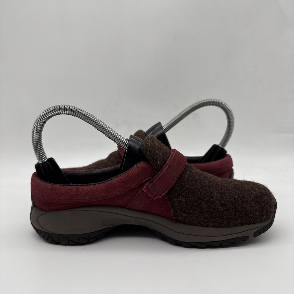 Merrell Encore Groove Mule Clog Shoes Size 6 Womens Earth Burgundy Brown Slip On - Picture 2 of 15